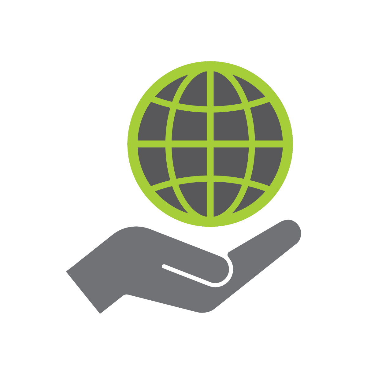 ORCID Trust image - hand holding a globe