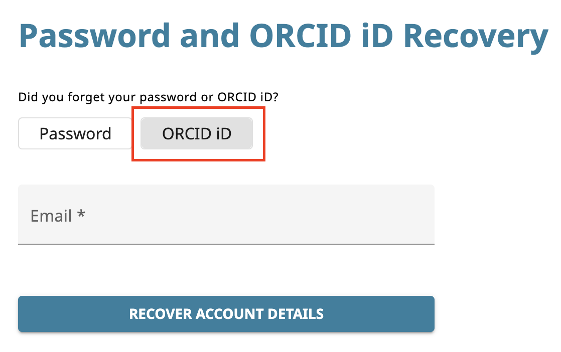 Qual é o meu ID? - ORCID