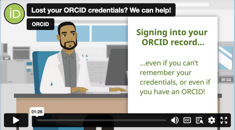 ORCID for Researchers - ORCID