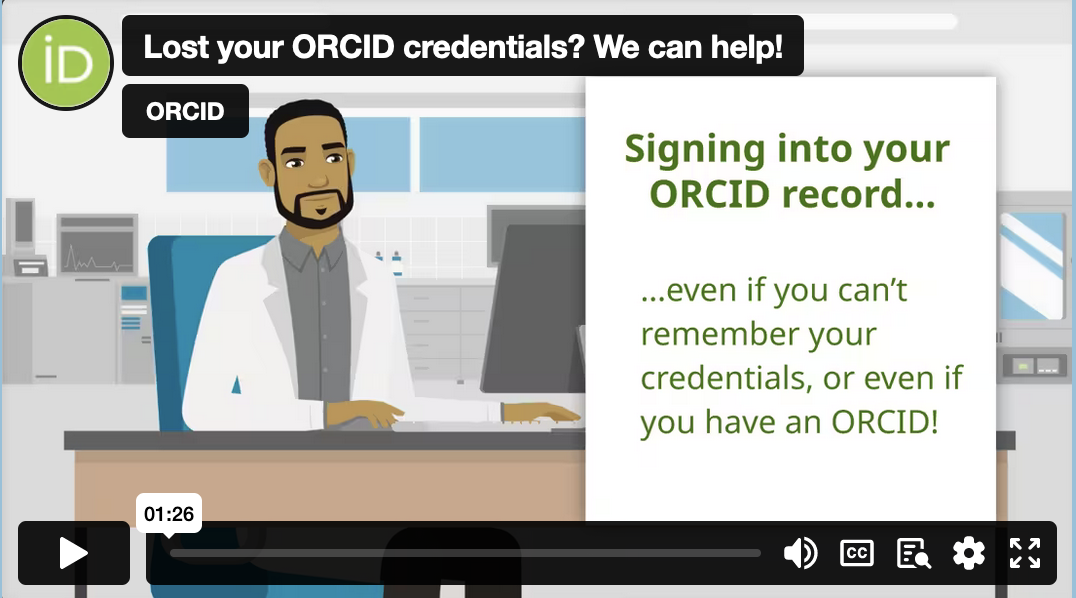 ORCID For Researchers - ORCID