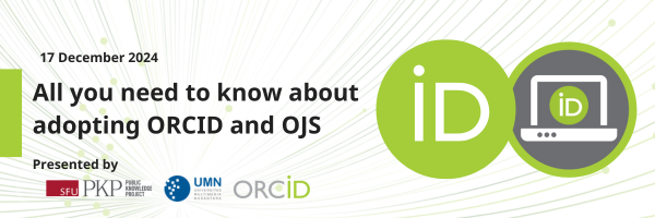 Tout ce que vous devez savoir sur l'adoption ORCID et OJS - ORCID